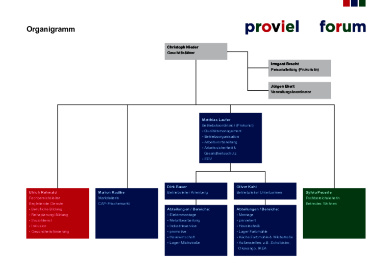 Organigramm proviel